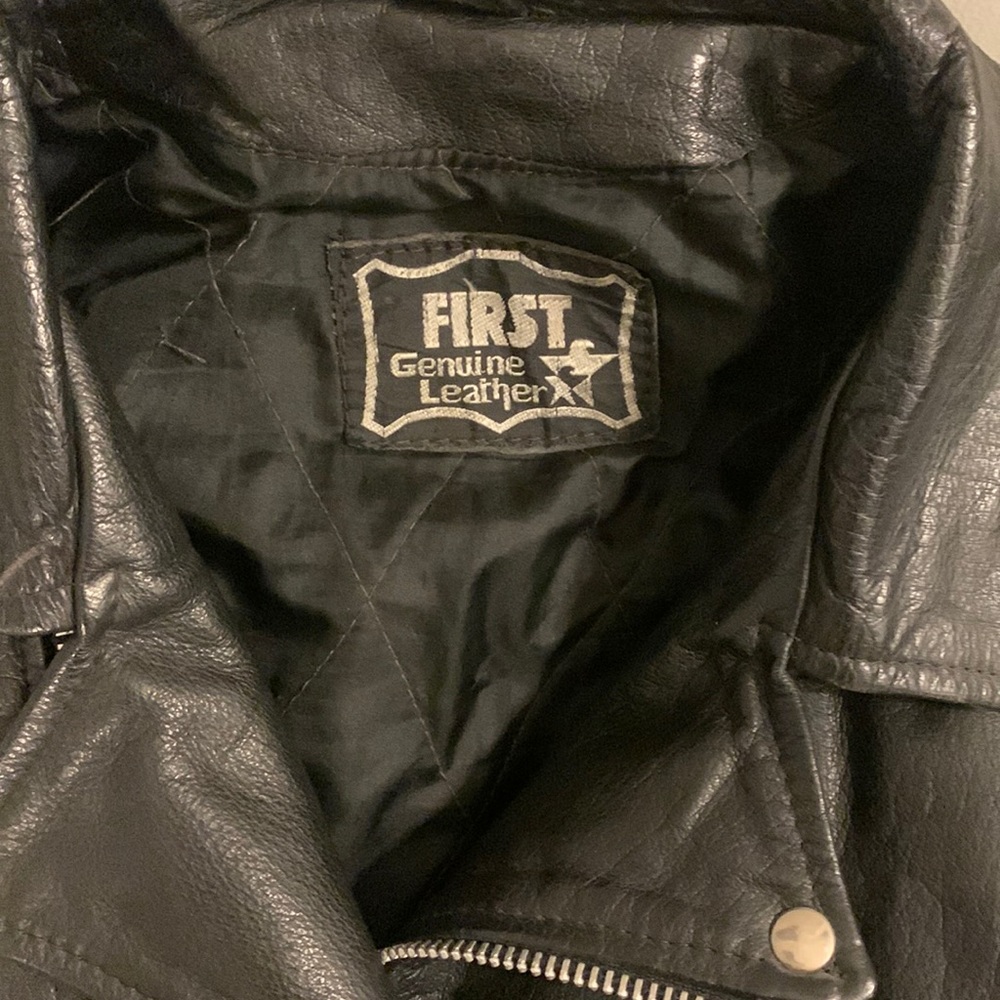 Vintage motorcycle jacket.
